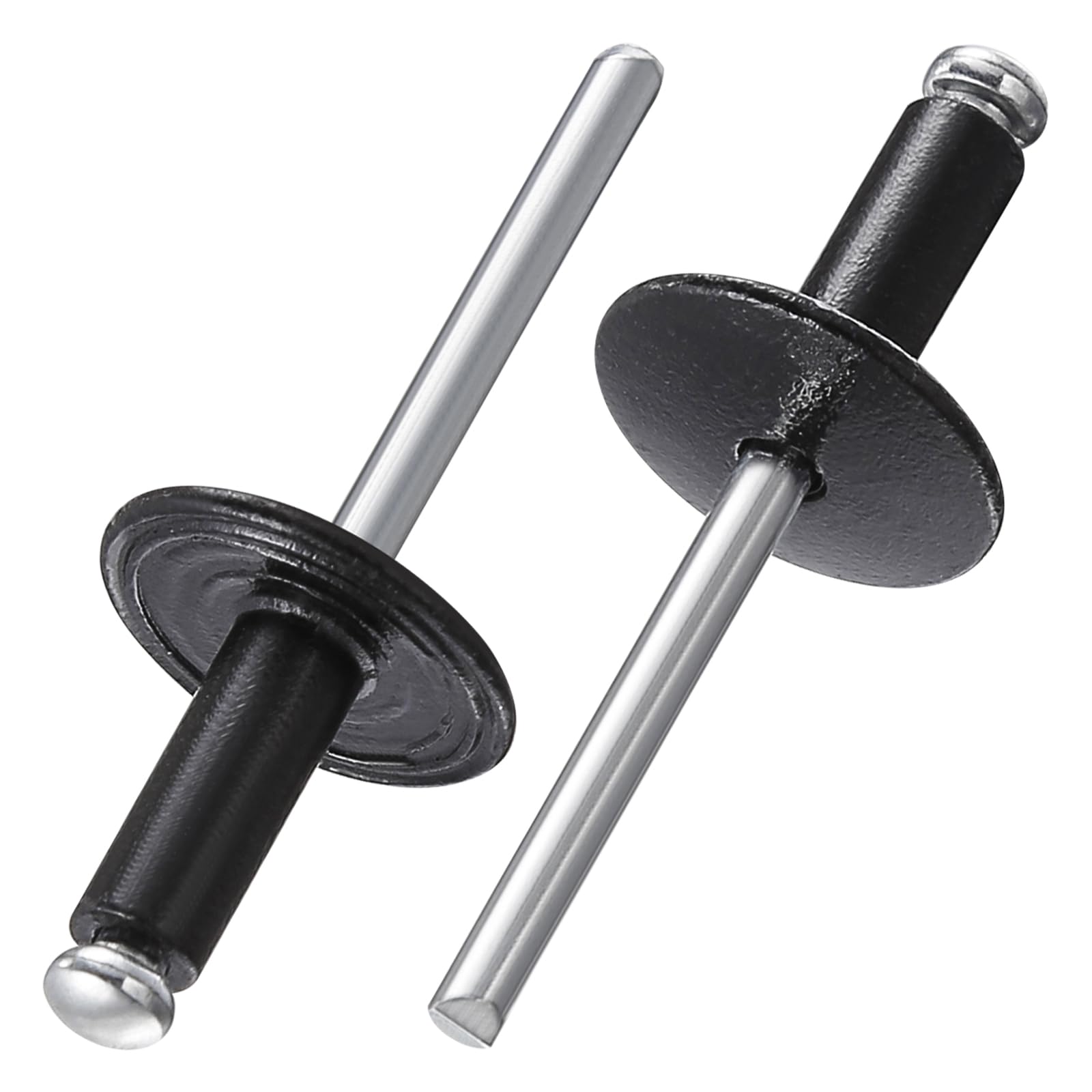 3/16 * 1/2" Large Cap Open End Black Aluminum Blind Rivets,5 * 13 Blind Rivet