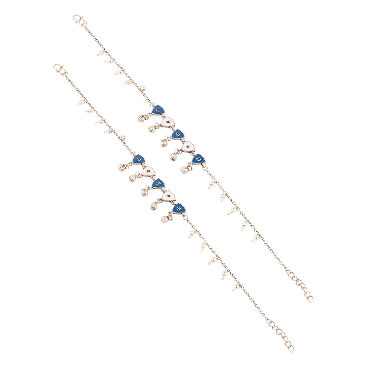 Indigo Affair Lightly Embellished Anklets-image-42