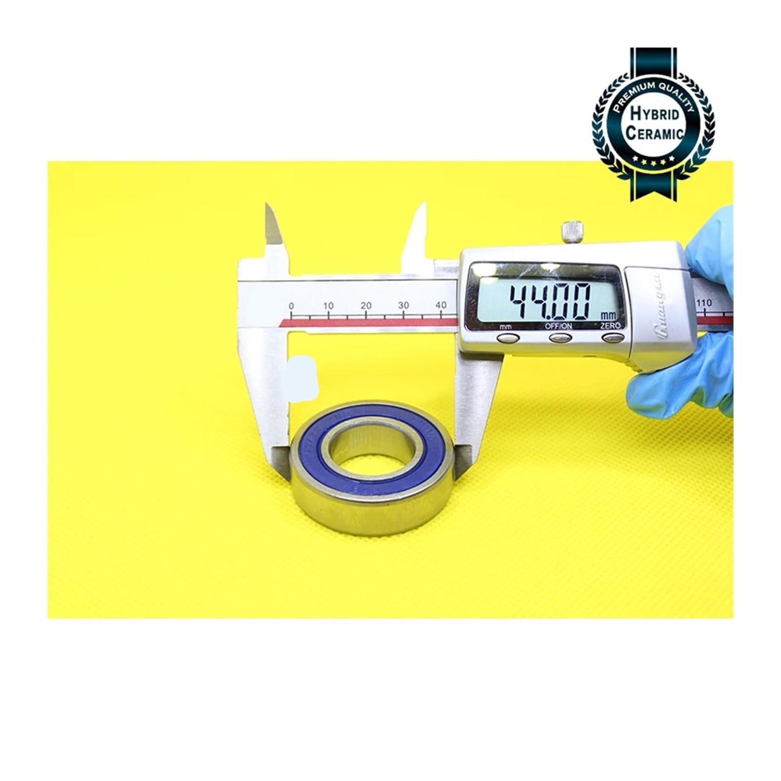 Roulement en céramique hybride 60/22 2RS, 1 pièce, 22x44x12 Mm, roue avant et arrière de vélo course, roulements à billes Si3N4