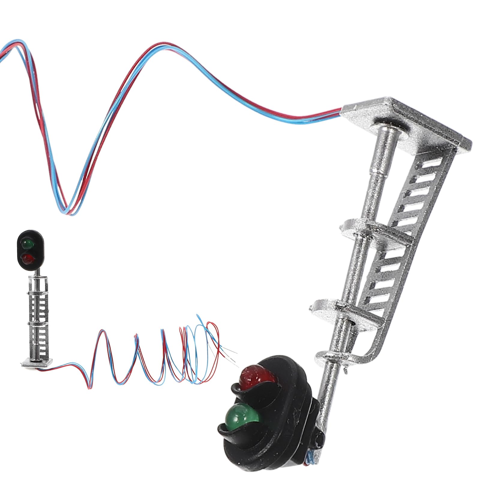 MUSISALY Mini Traffic Light Model for DIY Projects Realistic Garden Decor for Sand Table Layouts Creative Micro Landscape Signal Prop Gardening Enthusiasts