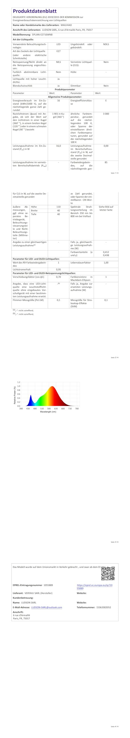 16W Lampadina LED E27, Equivalenti a 120W 150W Lampada Alogena, Luce Bianca Calda 3000K 1900LM, Edison Mais Candelabro, Alta luminosità e Risparmio Energetico Non Dimmerabile, 5 Pezzi