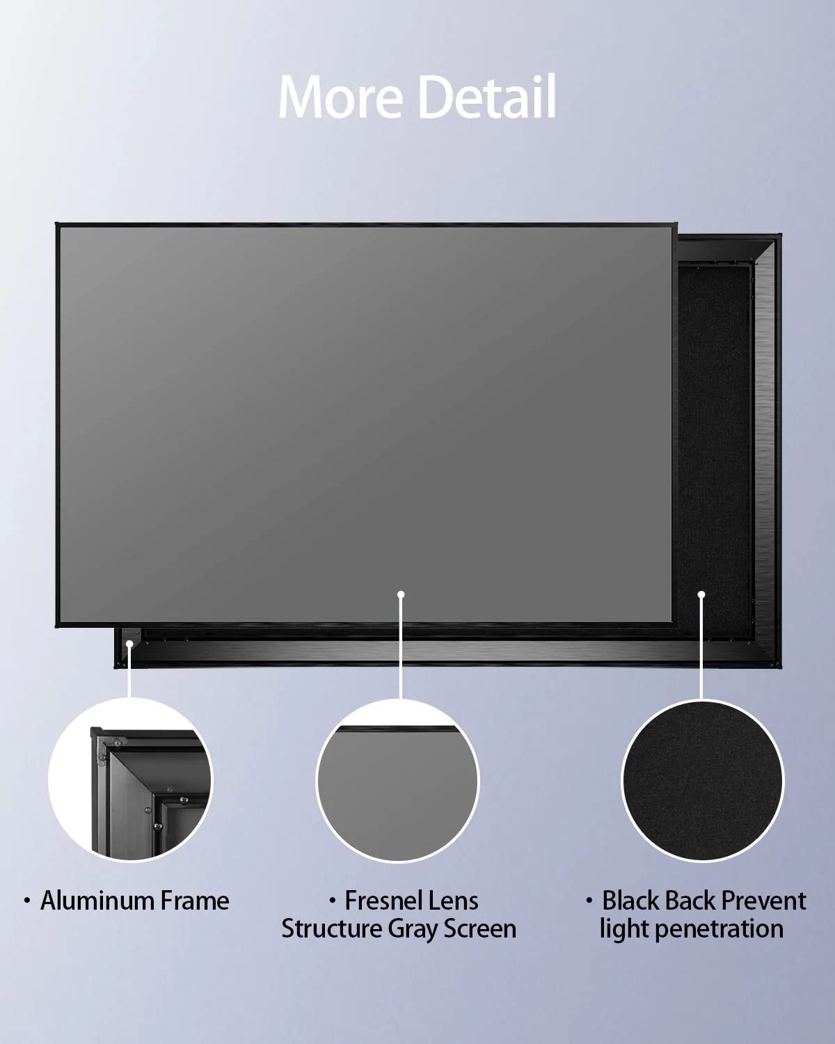 フレネル素材100インチ耐外光プロジェクター ALRスクリーン 超短焦点 短焦点 Amazon | CASIRIS アンビエントライト遮断スクリーン 超短焦点