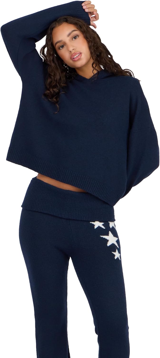 Forever 21 womens Hoodie & Foldover Pant Set - Image 2