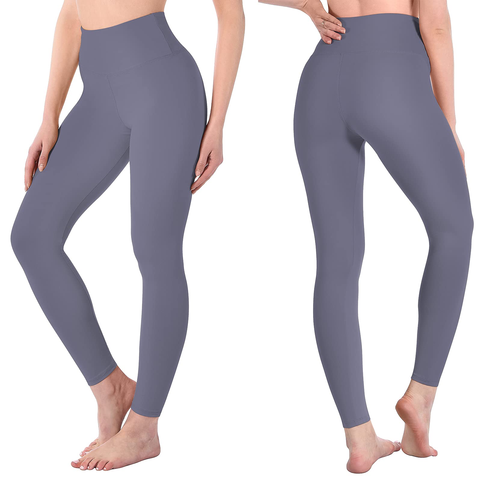 SINOPHANT Leggins Vita Alta Donna, Leggings Donna Fitness Pantaloni Yoga Controllo della Pancia Opaco Elastici Morbido per Sportivi o Casual