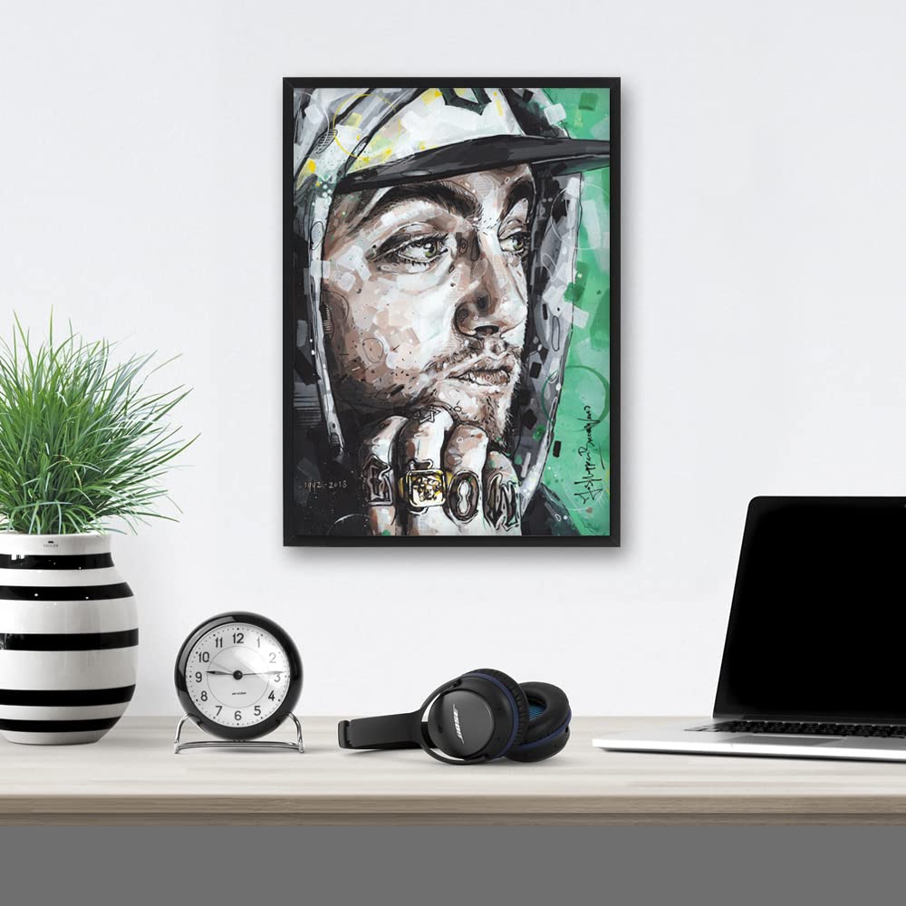 Hip Hop - Poster Rap 04 29,7 x 42 cm (A3) - incorniciato e firmato