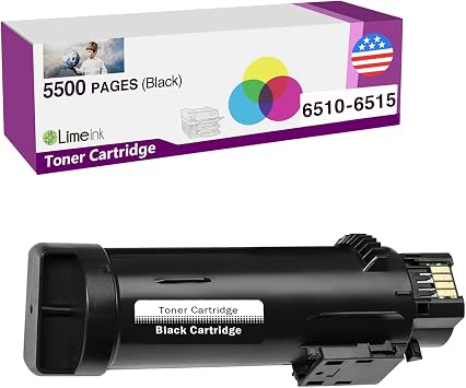 Limeink Compatible Toner Cartridge Replacement for Xerox Phaser 6510 Workcentre 6515 Printer 6515/dn 6515/dni 6510/dn dni High Yield Laser 1 Black