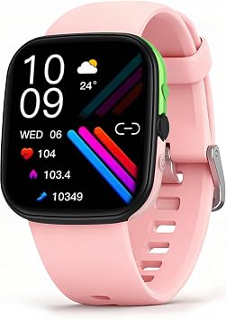MorePro Smart Watch Answer/Make Call, 1.83 Health Fitness Watch with Heart Rate, Blood Pressure,SpO2 and Sleep Monitor, 100+ Sports Modes, IP68 Waterproof Fitness Tracker for Men Women