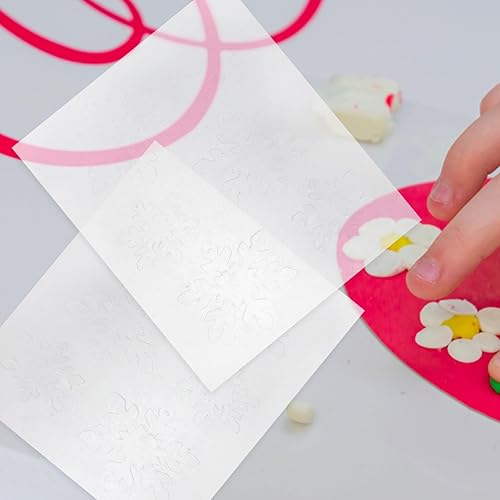 Miniatura 4 de EXCEART 6pcs Sheet Heat Shrink Paper Brooch Diy Craft Diy Keychain Pendant Decorative Craft Paper Brooch Craft Marking Drawing Supply Cuttable Heat