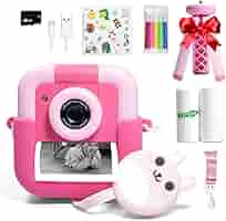lazada当選者　brightwin ポラロイド Amazon.com : Kids Camera Instant Print,Digital Selfie Camera