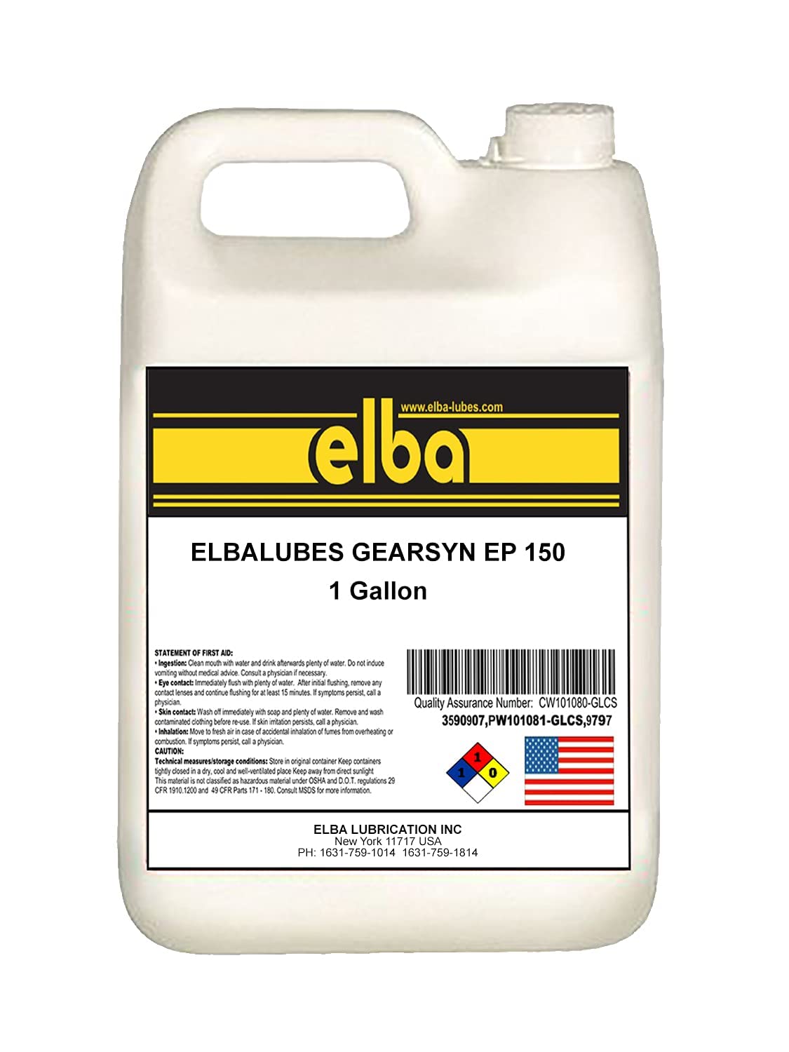 ELBALUBES Gear-SYN EP 150 Synthetic Gear Oils High Performance Lubricant for Heavy-Duty Industrial Gears. Compare to: Chevron Meropa Shell Omala S2 G 150. MOBILGEAR 600 XP (1 Gallon)