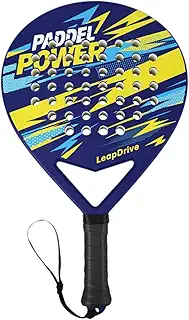 Kdjuope パデルラケット ポータブル プレミアム ティーンエイジャー パデルラケット ゲーム ビーチ ガーデン用