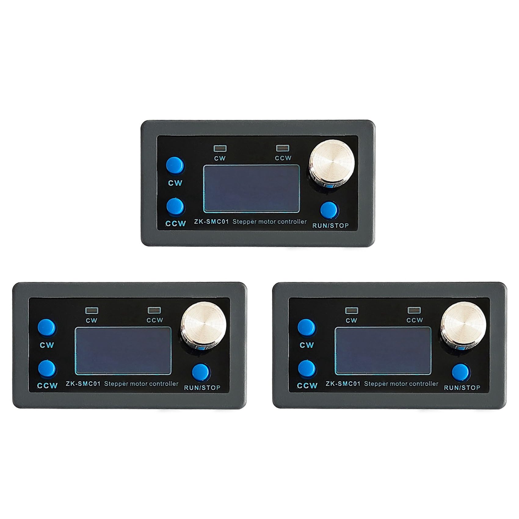 3 x 42 57 Schrittmotor-Controller, positiver umgekehrter Winkel, Pulsgeschwindigkeitssteuerplatine, programmierbare PLC-Seriell-Kommunikation