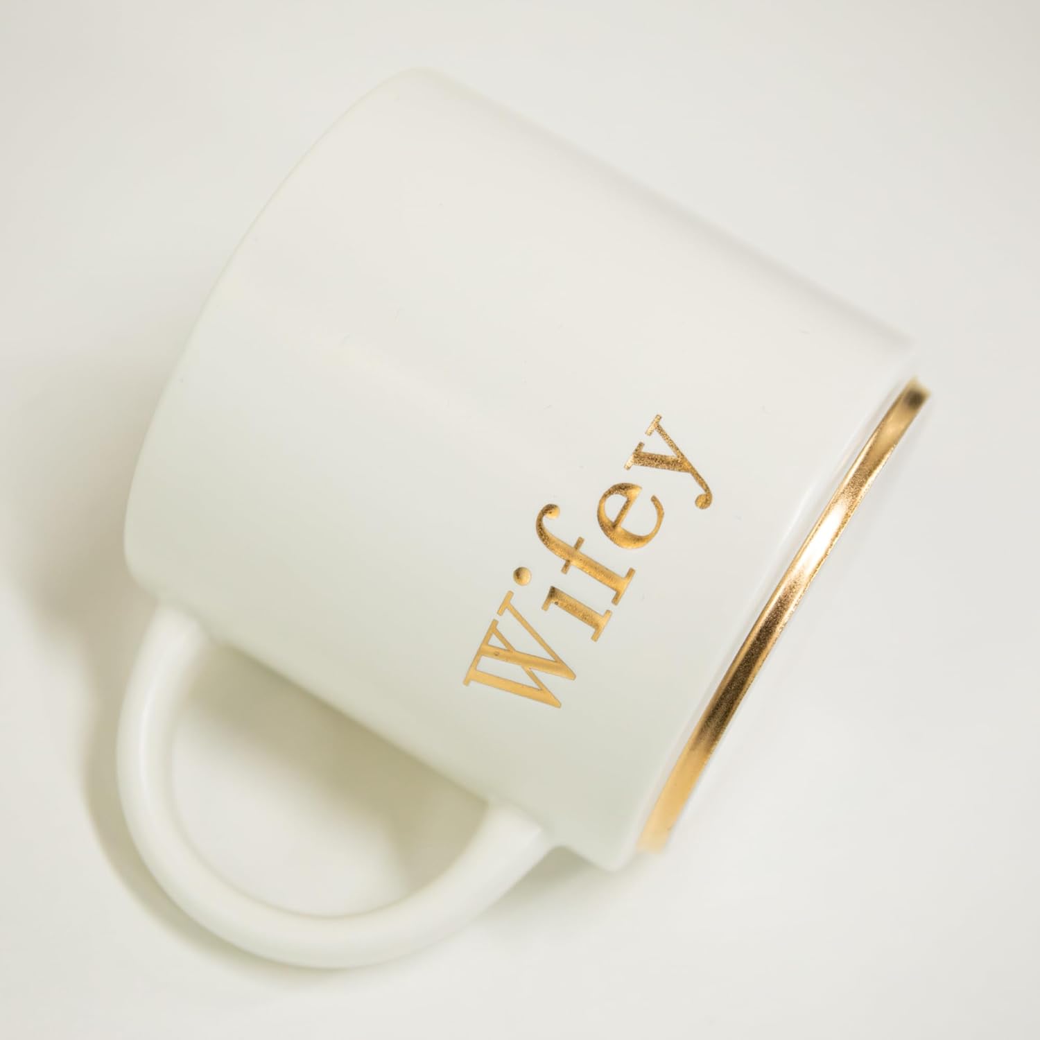 COLLECTIVE HOME - Mr. & Mrs. Ceramic Mugs, Wedding Gift Set, Perfect Luxury Couple's Gift, Elegant Design, Premium Ceramic, 2-Piece Set (Hubby & Wifey) - Image 4