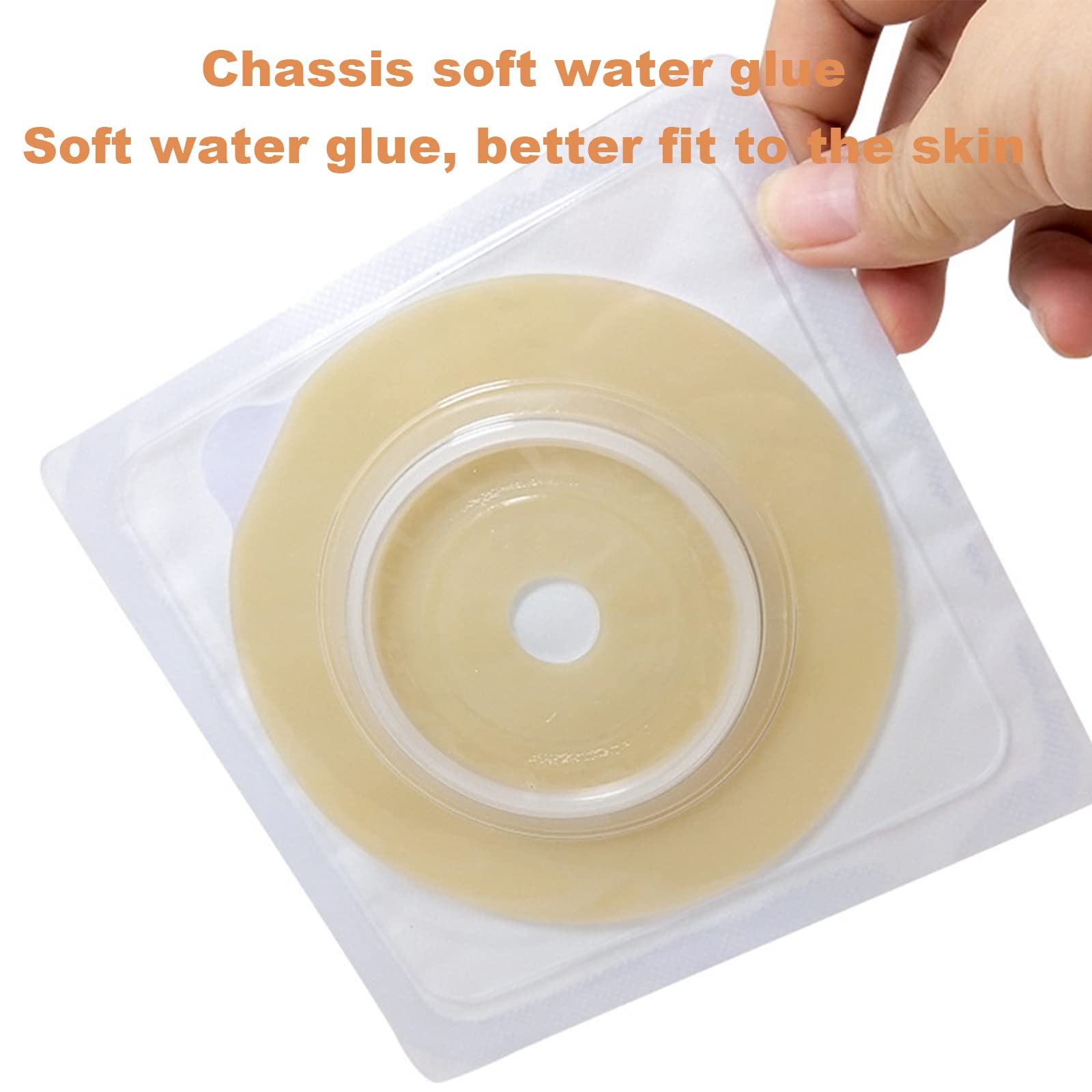Confezione da 10 sacche for colostomia, due pezzi di for stomia