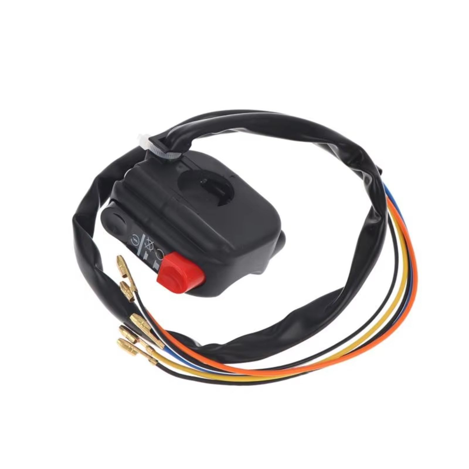 Interruptor De Motocicleta, Montaje De Manillar, Botón De Encendido Y Apagado, Interruptor Lateral De 12V Para Scooters Universales ATV Interruptor manillar moto