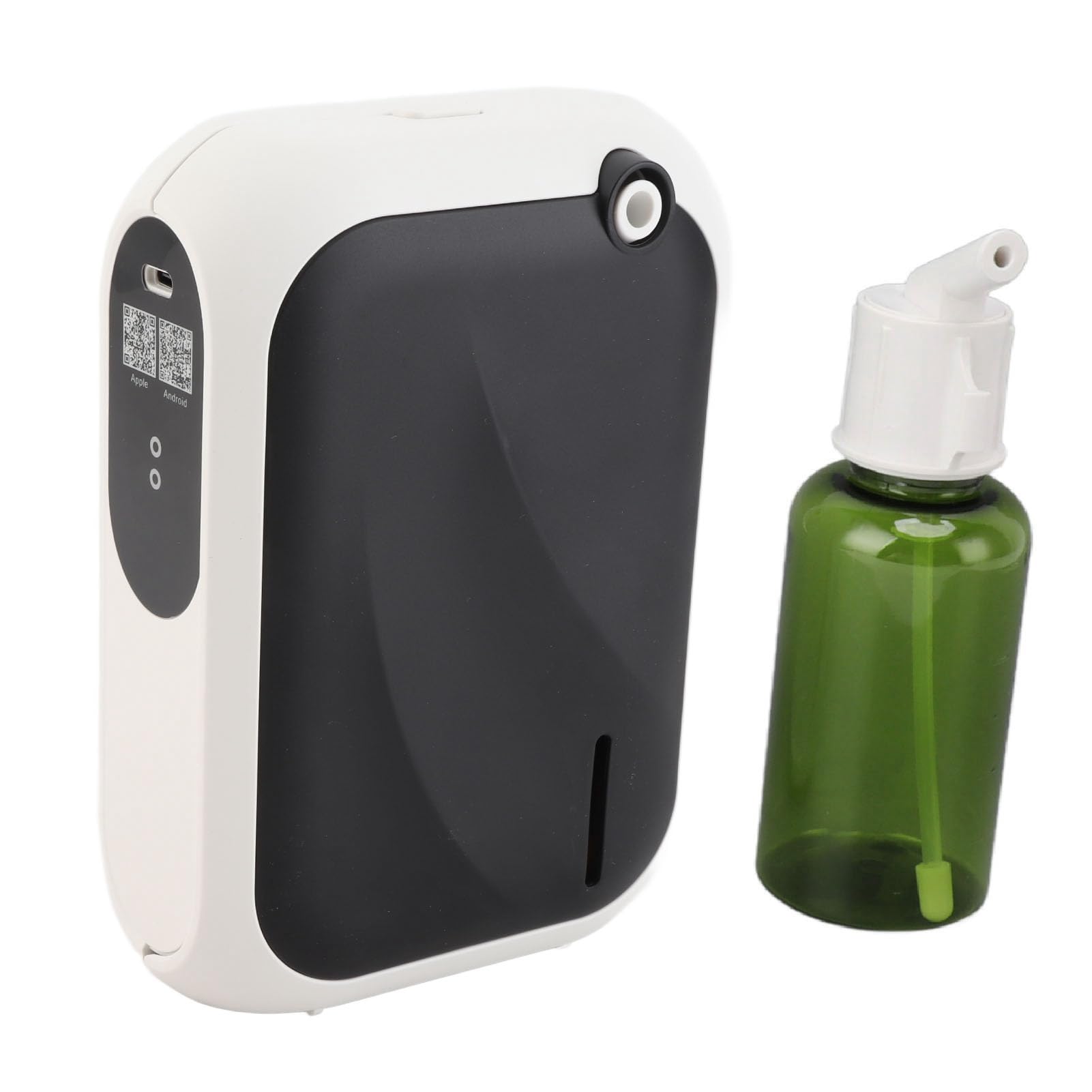 Fdit Diffusore per Aromaterapia, Umidificatore per Aromi di Controllo App con Timer per Diffusore d'Aria a Lunga Durata (Nero)