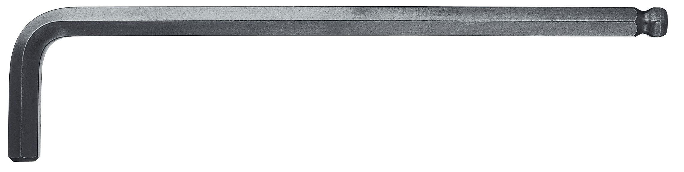 Long Allen Key with Ball, Made of Steel, Offers Greater Reach and Ease of use, Ideal for Assembling Furniture and Repairing Bicycles