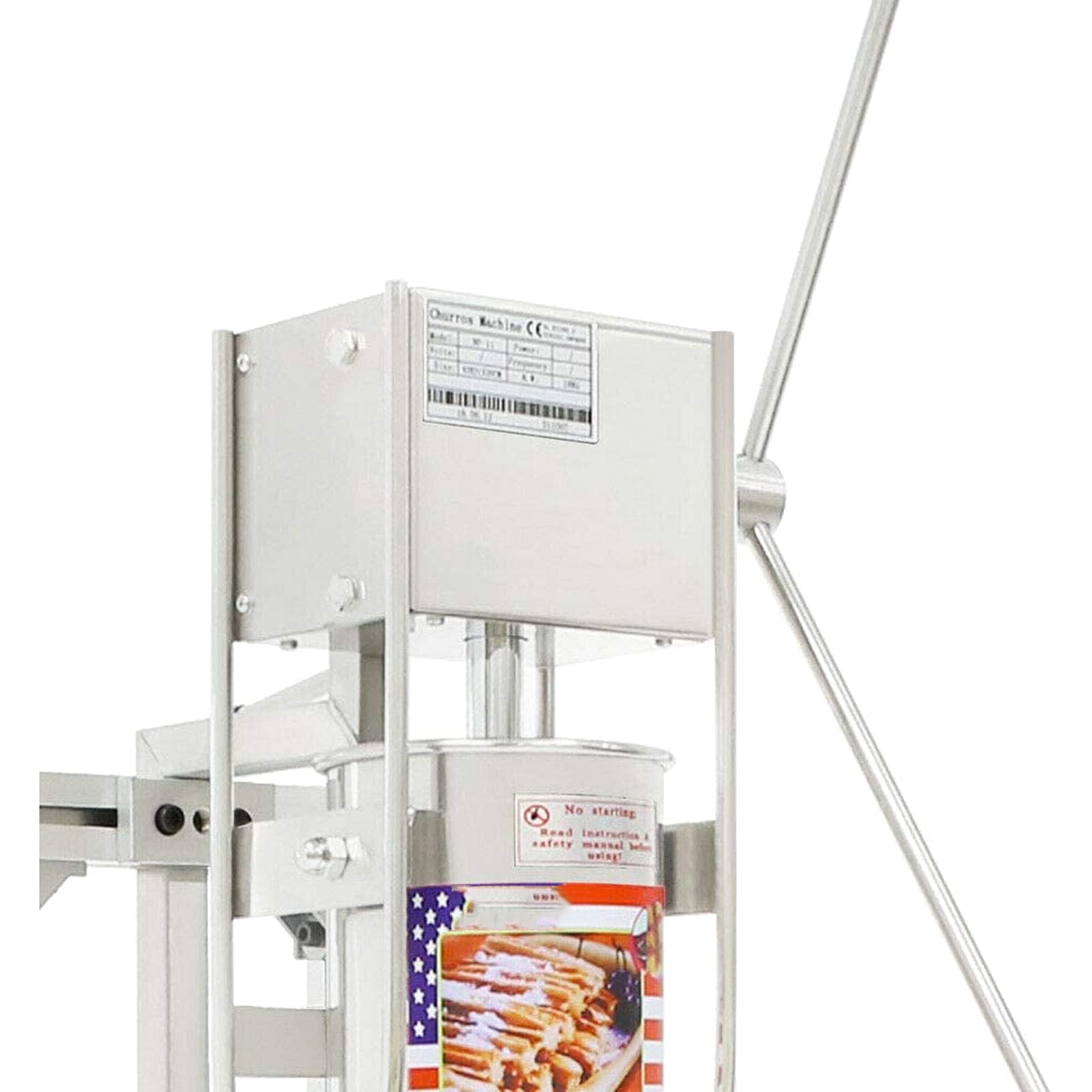 Amazon.co.jp: ヘビーデューティー手動チュロスマシン、5ノズルの3L