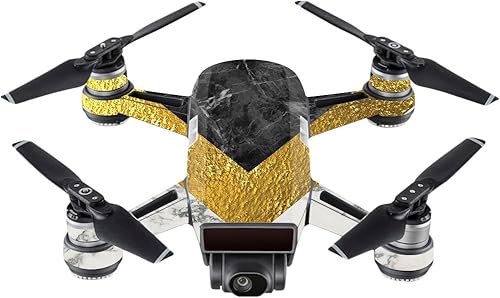 MightySkins Skin compatible con DJI Spark Mini - Mármol moderno  Cubierta protectora de vinilo duradera y única  Fácil de aplicar, quitar y cambiar