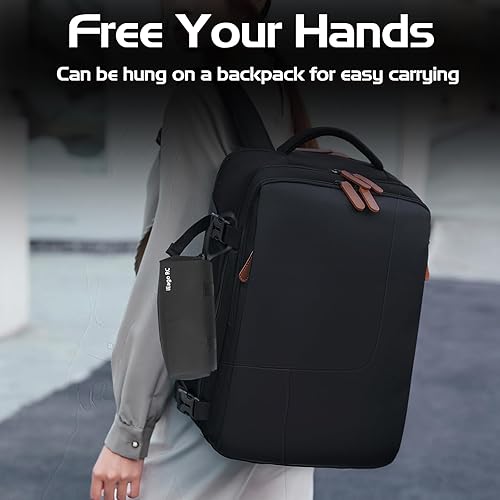 Miniatura 5 de Osmo Pocket 3 Funda portátil de piel sintética impermeable Estuche rígido portátil bolsa de almacenamiento de viaje para DJI Osmo Pocket 3 Creator