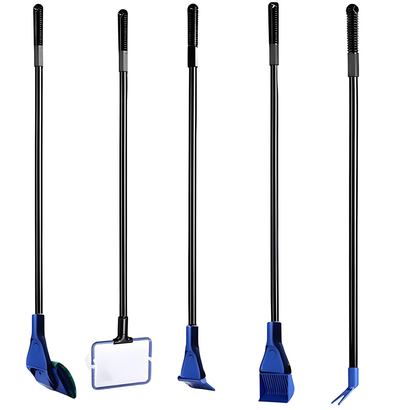 Herramientas De Limpieza para Acuarios, Manguera Sifónica Manual con Kit De Red para Peces, Aspirador Sifónico para Acuarios para Limpieza De Grava y Arena En Peceras