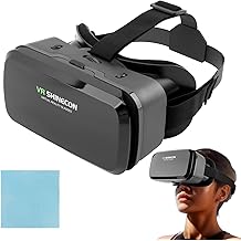 VR Headset for Phone, 100&deg; Wide Angle VR Headset Glasses - Adjustable Pupil Distance, Lightweight Design for 4.0-6.0 inch Phones, Immersive 3D Movies &amp; Games