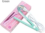 Mini Curling Iron, 2 in 1 Hair Straightener Ceramic Flat Iron Tourmaline Plate Hair Straightener Curler Beauty Heating Curler Professional Hair Styling Tool (#2)