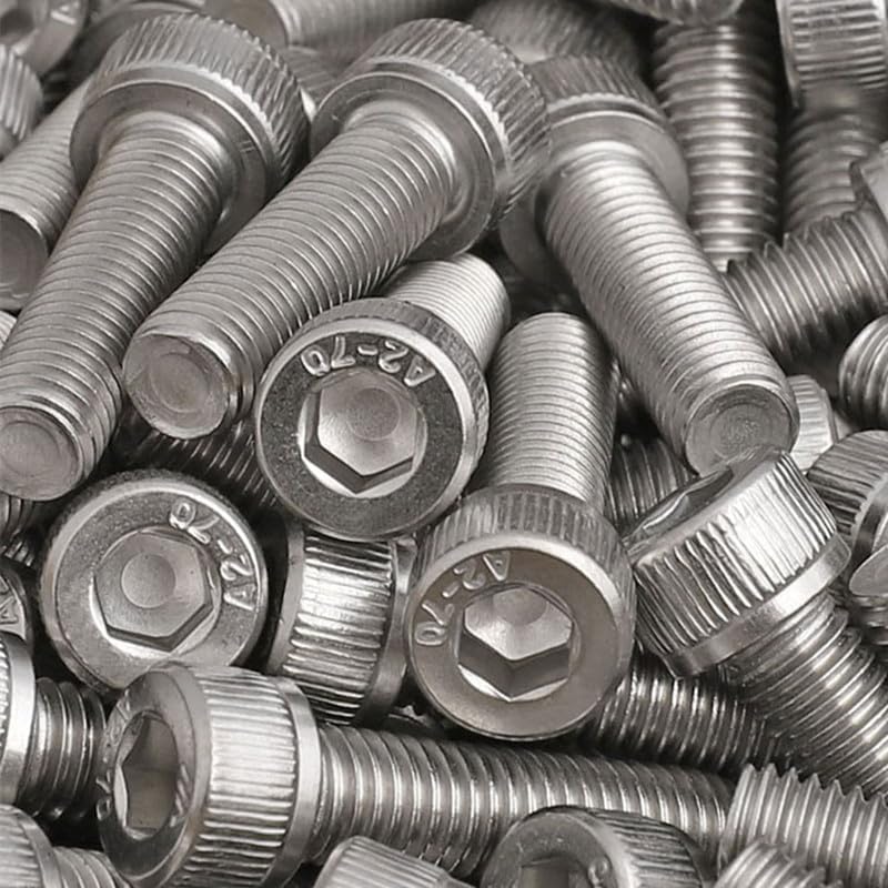 5PC ステンレス鋼 304 内側六角ネジ内側六角ボルトカップヘッドネジシリンダーヘッドネジ M3M4M5M6M8M10 (Size