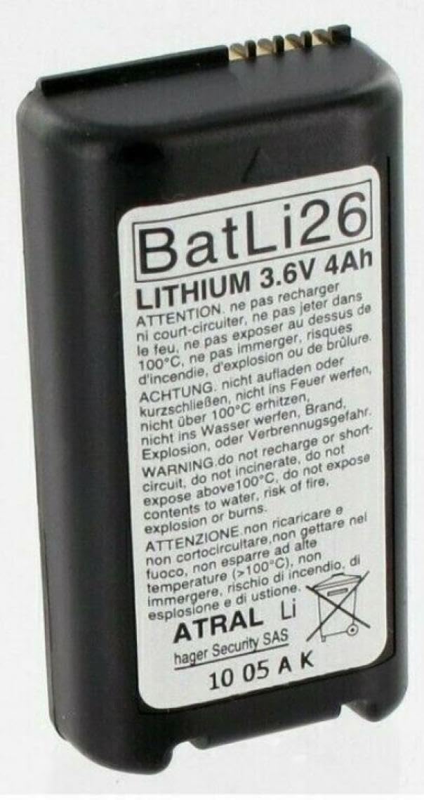 DAITEM RXU03X Batteria Originale A Litio 3,7 V 1,3 Ah Per Allarme - Vendita Online Materiale - Foto 9