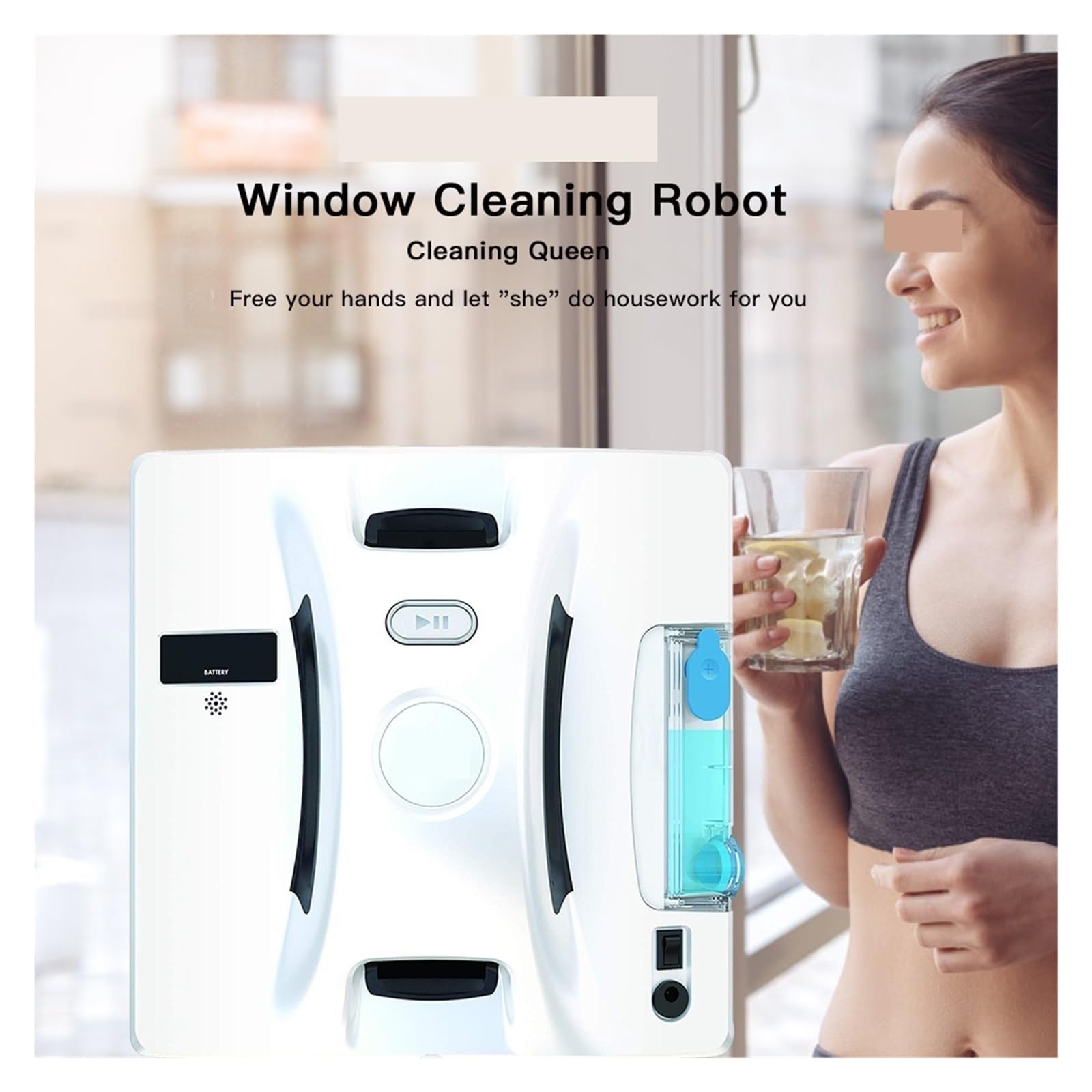 Robot do czyszczenia okien Robot Do Czyszczenia Okien Inteligentne Życie Środek Do Czyszczenia Okien Ze Zraszaczem Wody Automatyczne Czyszczenie Sterowanie Inteligentnym Telefonem Do Domowego Odkurzac