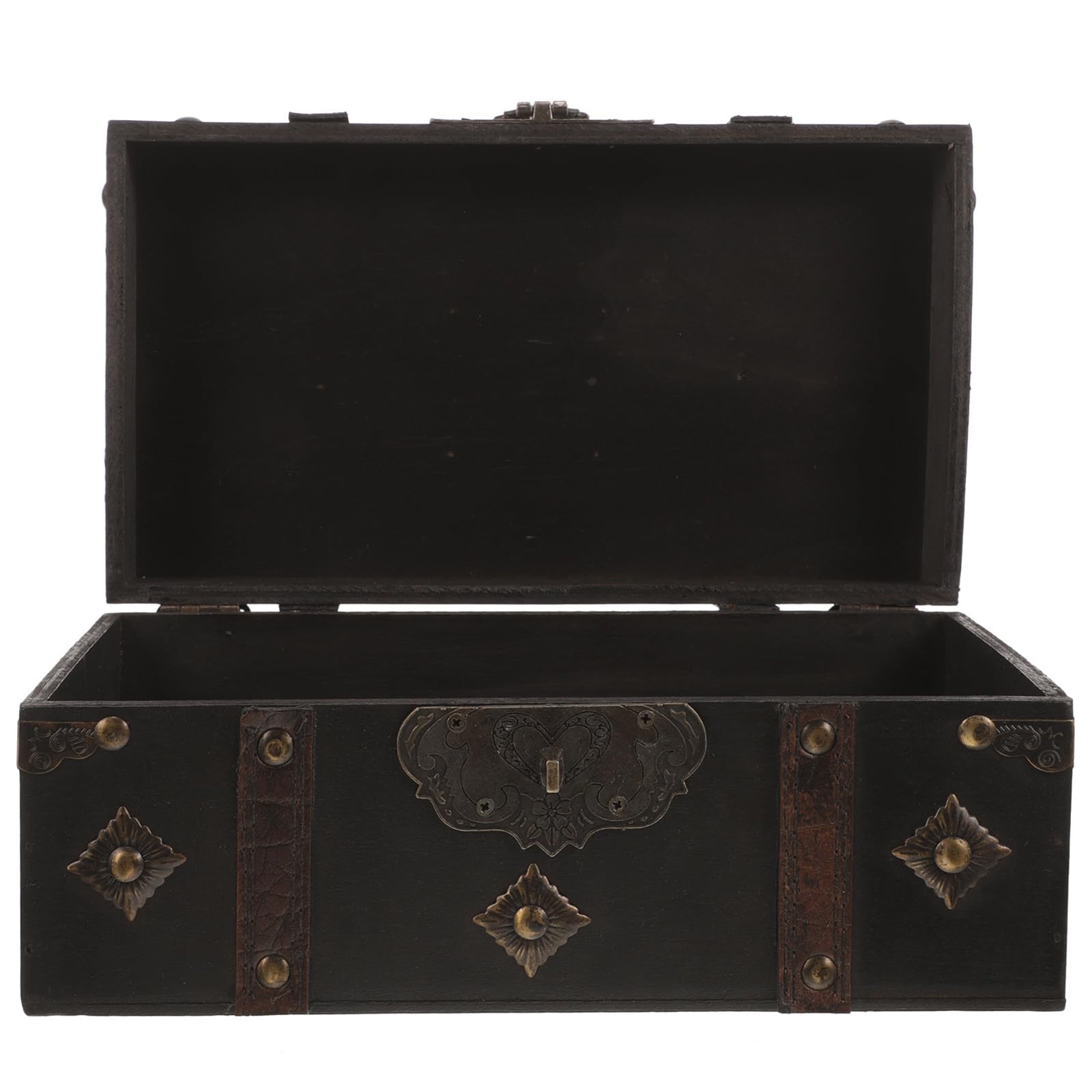 Retro Holzschatulle mit Zahlenschloss Kleine Aufbewahrungsbox mit Deckel Staubschutz Vintage Organizer für Schmuck und Souvenirs