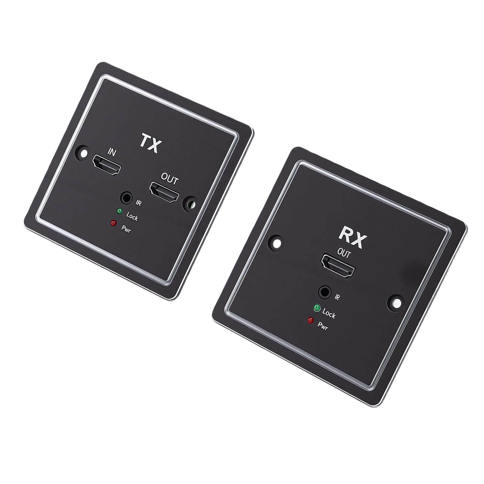 Gugxiom Extender per Piastra a Muro Multimediale HD Cat6 Supporto Ad Alta Risoluzione Compatibilità Versatile del Dispositivo per Console di Gioco Display 3,4x3,4 Pollici