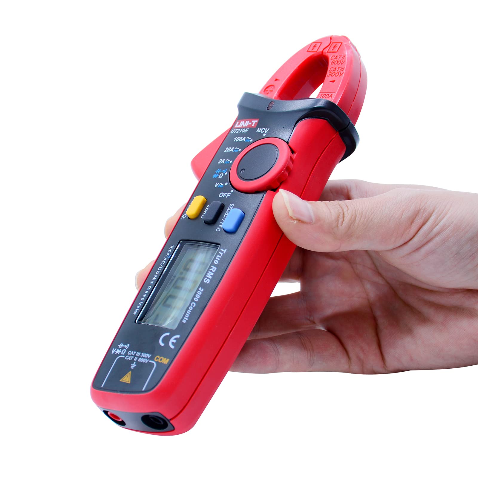Snapklik.com : Mini Digital Clamp Meter, AC/DC Clamp Meter UT210E Amp ...