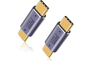 Duttek USB C Male to Male Adapter 40Gpbs