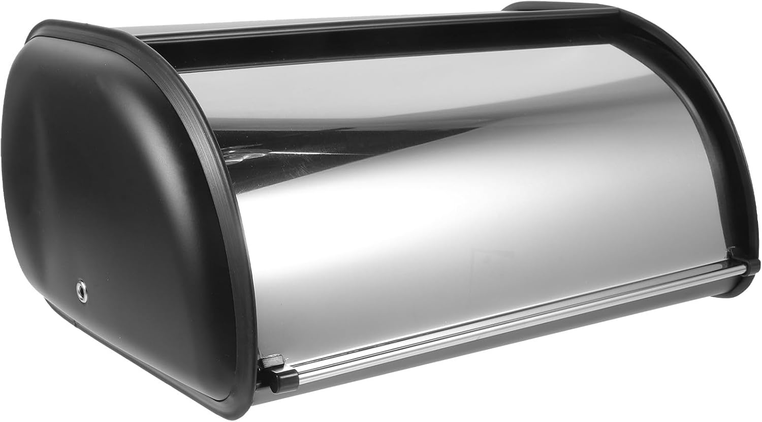 VALICLUD Stainless Steel Bread Box with Lid Mirror Finish Bread Holder for Kitchen Countertop Storage for Home Baking and Fresh Loaf Keeping