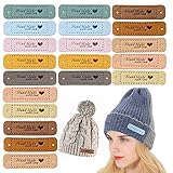 💕[Handgemachte Etiketten] - Handgemachte Etiketten sind aus hochwertigem PU-Kunstleder, umweltfreundlich, langlebig und weich, mit klarem Druck. Glatte Oberfläche, kein Grat, klarer Musterdruck, perfekt zum Dekorieren und Beschriften von Kleidung, Hüten, Rucksäcken, etc. im täglichen Leben.