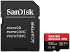 SanDisk SDSQXCZ-512G-GN6MA Extreme 512GB Micro SD Card, BlackRed