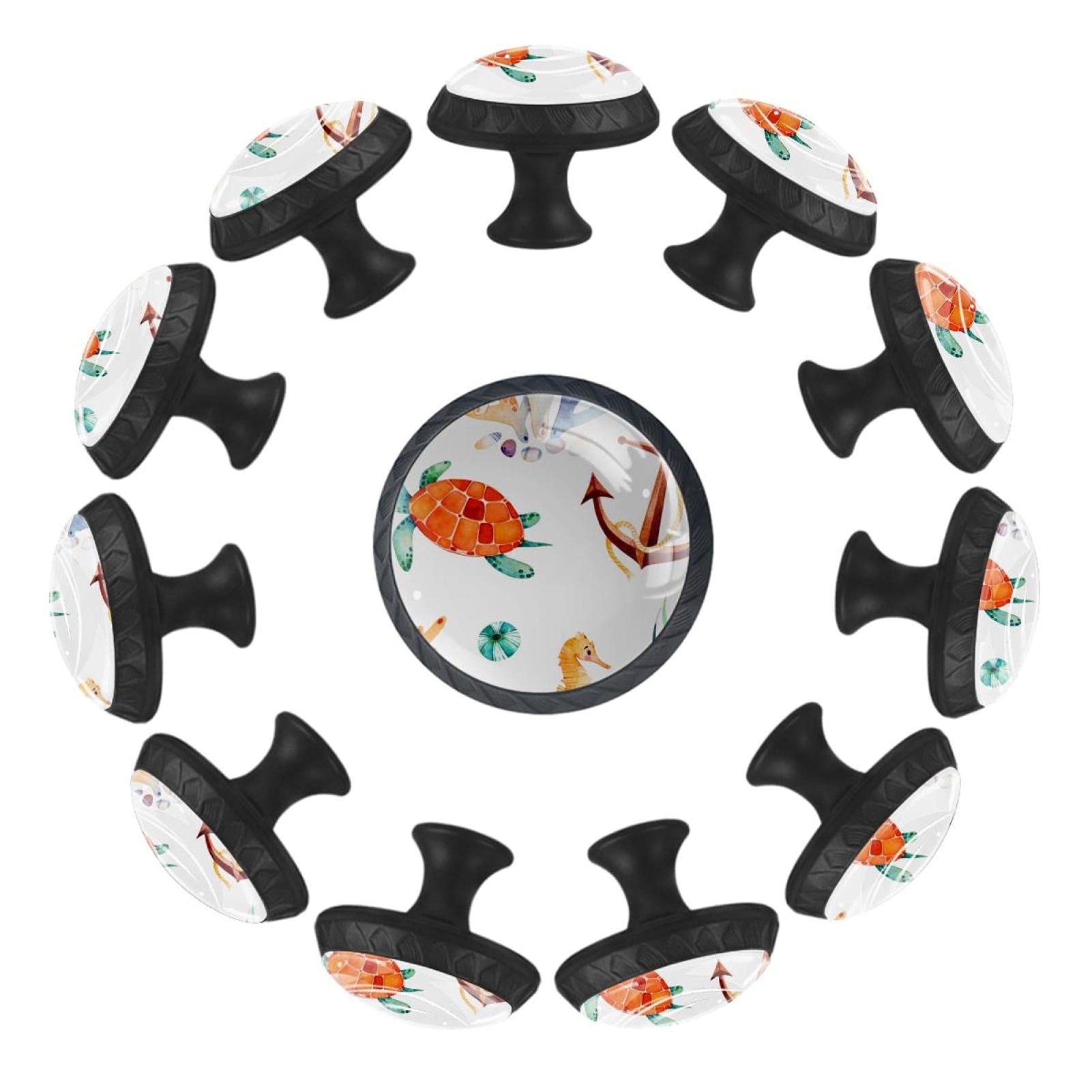 Boutons de commode ronds 35 mm de qualité supérieure Seaworld