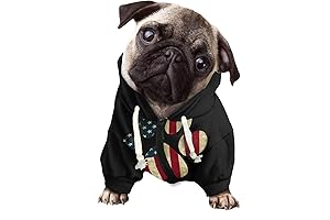 Paw-sitively Patriotic: American Apparel Dog Hoodie