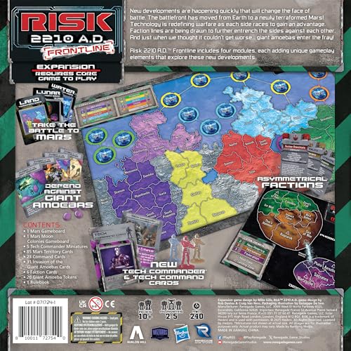 Risk 2210 A.D. Frontline Expansion por Renegade Game Studios miniatura 2