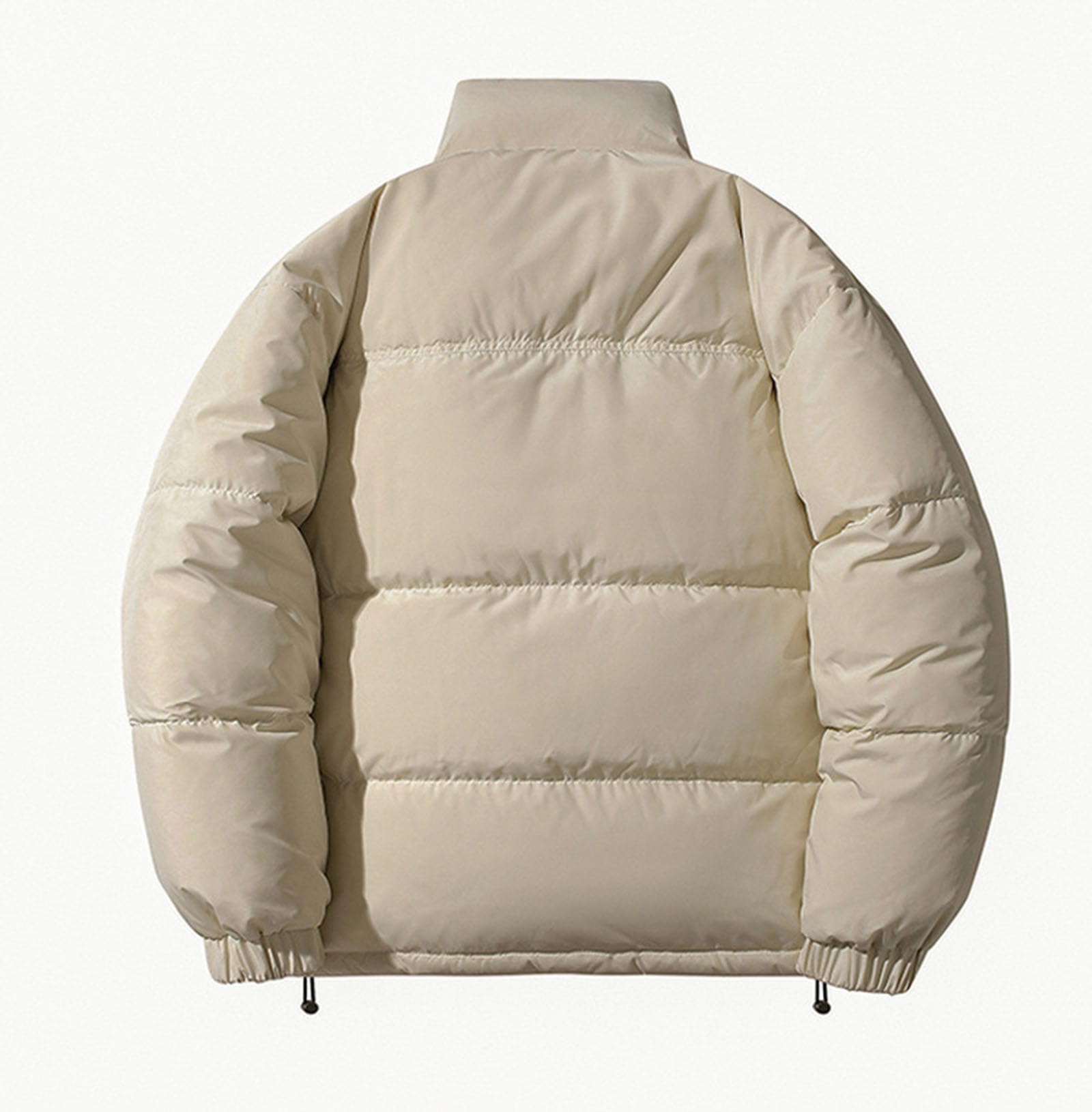 Doudoune légère d'hiver en Duvet pour Hommes Veste Doudoune isolée Manteau Bouffante pour Neige Ski randonnée Voyage,Kaki,4XL