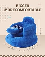 Vista 61 de Asiento inflable para bebés de 3 a 36 meses, silla de bebé con bomba de aire integrada, asiento de piso para bebé, asiento Bumbo para aprender a