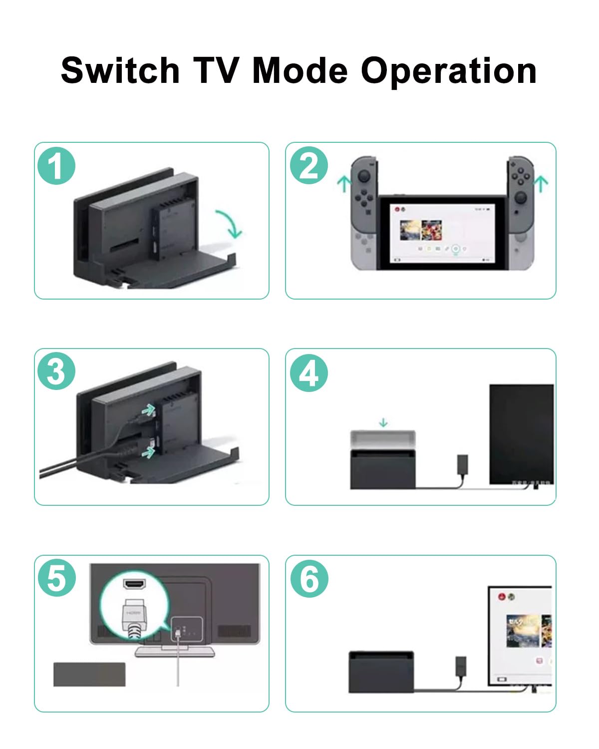 Amazon.com: Gmeaou HDMI Cable Compatible with Nintendo Switch and