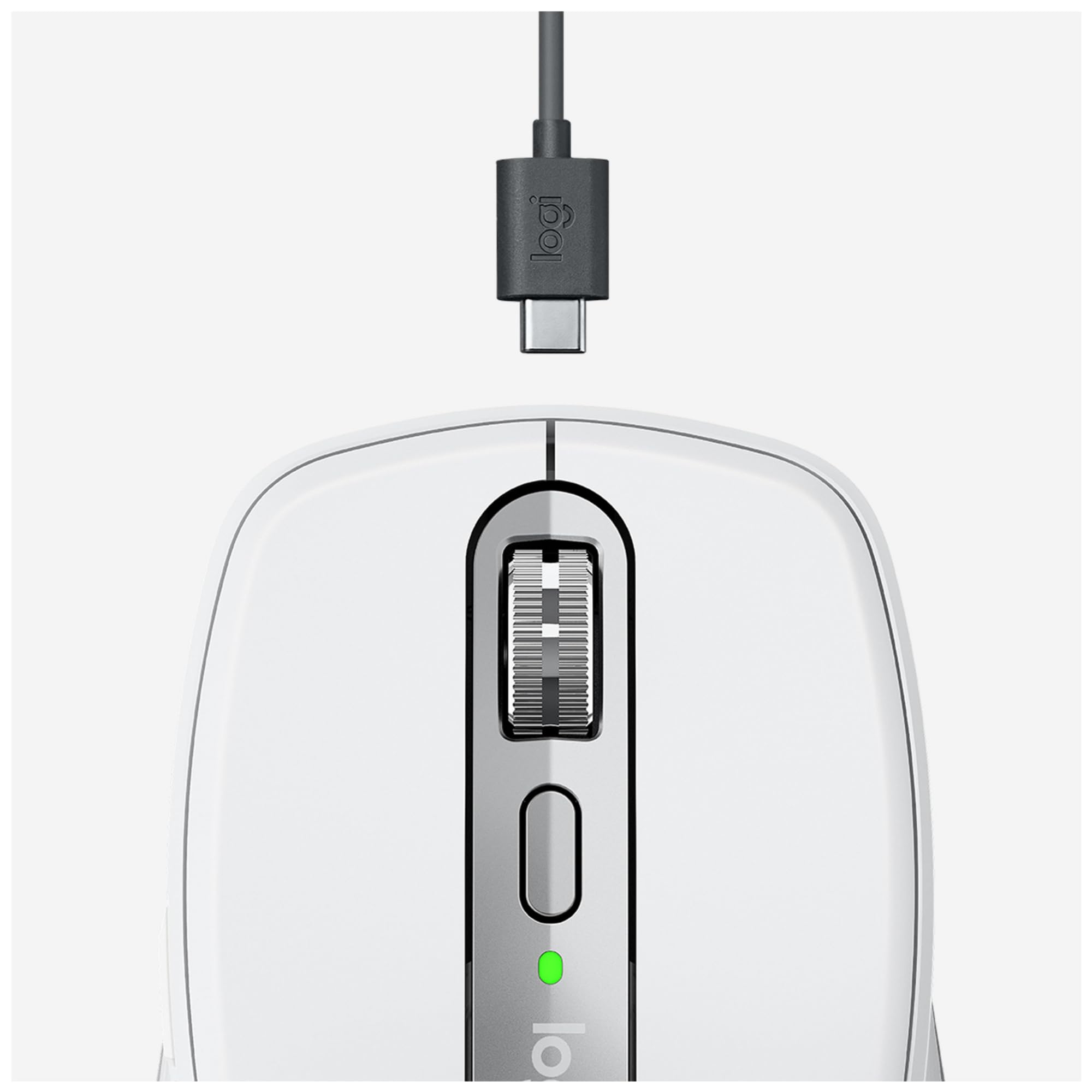 Logitech MX Anywhere 3 for Mac | Mouse wireless, scorrimento rapido, ogni superficie, 4K DPI, tasti personalizzabili, USB-C, Bluetooth, Mac/iPad - Grigio