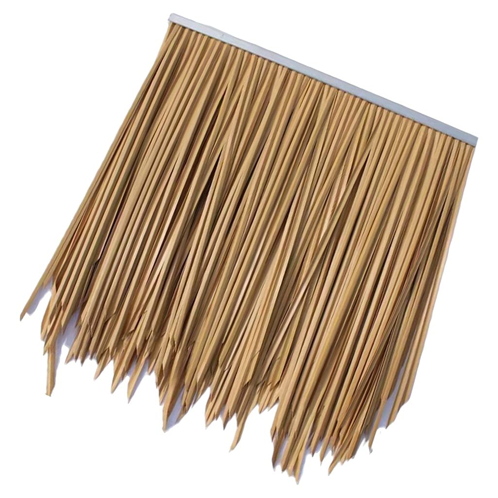 Chaume synthétique ignifuge en rouleau pour toiture de maison en bois