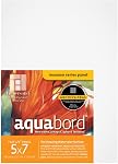 Ampersand Aquabord, pour aquarelles, gouaches et acryliques, 1/8 pouce 5X7 Pk/3