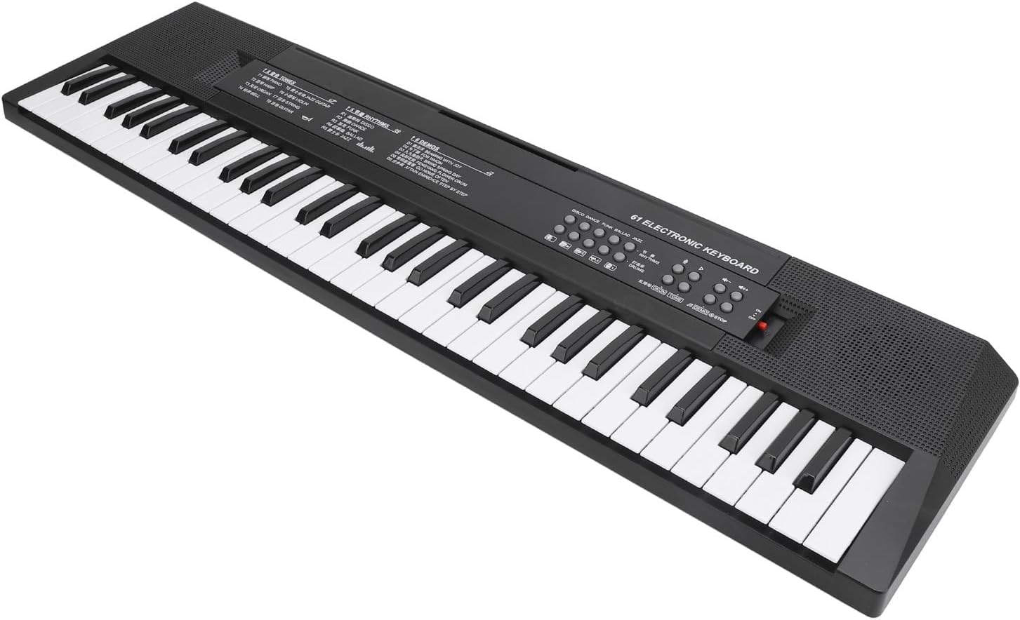 Mingzhe 61 Key Keyboard Piano Premium Plastic Electric Portable Compact for Kids Over 3 Years Old