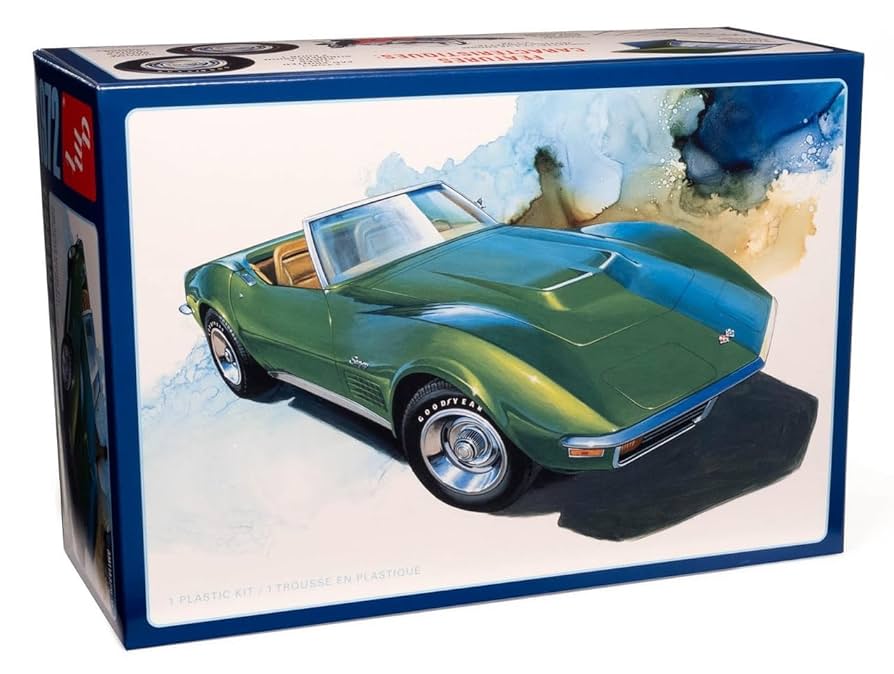 1971 コルベット 50周年記念 1/25 amt Amazon | AMT 1/25 1972 シボレー コルベット ロードスター
