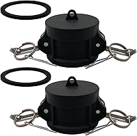 Vista 1 de 2 piezas de accesorios Camlock de plástico poliéster DC-200 de 2" tipo DC, acoplamientos estándar, accesorios de bloqueo de leva de polipropileno