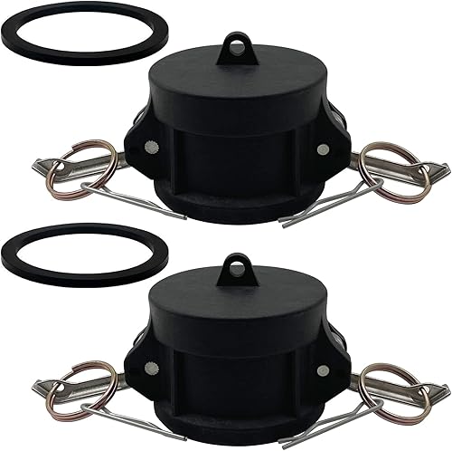 2 piezas de accesorios Camlock de plástico poliéster DC-200 de 2" tipo DC, acoplamientos estándar, accesorios de bloqueo de leva de polipropileno,